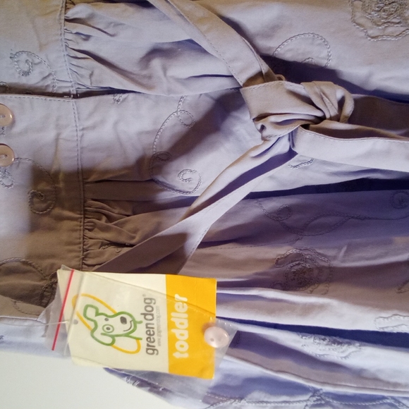 Lavender Embroidered Dress NWT Size 4 - Picture 4 of 7